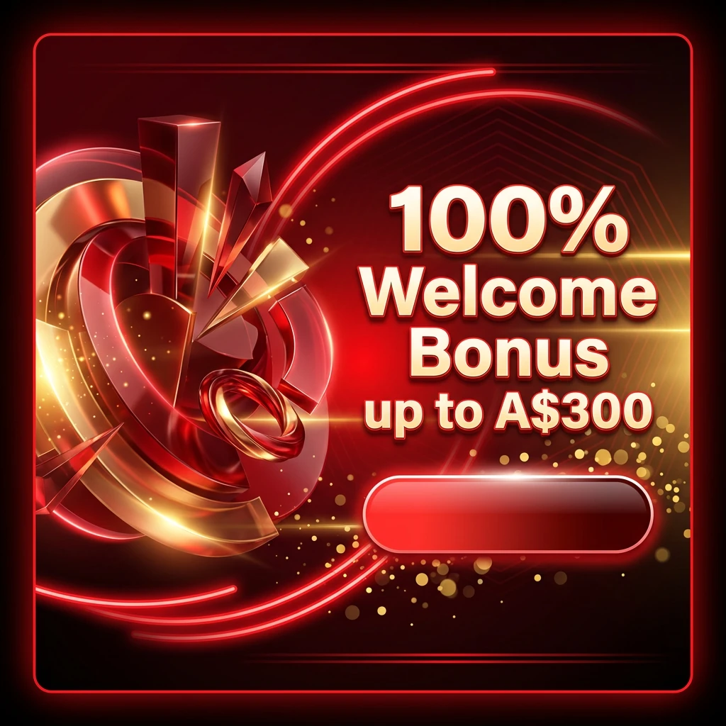 100% Welcome Bonus up to A$300